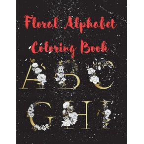Floral-Alphabet-Coloring-Book