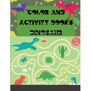 Color-and-Activity-Books-Dinosaur