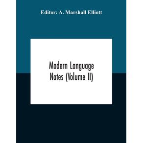Modern-Language-Notes--Volume-Ii-