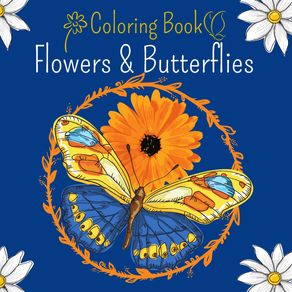 Flowers-and-Butterflies-Coloring-Book