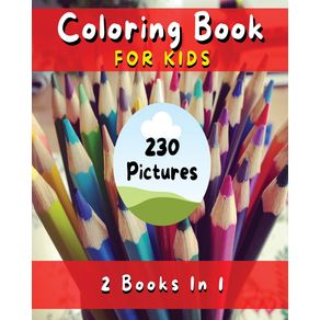COLORING-BOOK-FOR-KIDS---Fun-Simple-And-Educational-Pages-With-230-Pictures-To-Paint----English-Language-Edition-