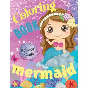 Mermaid-Coloring-Book-Scissor-Skills