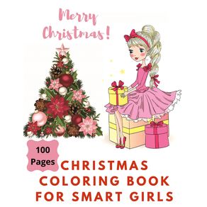 Merry-Christmas-Coloring-Book-for-Smart-Girls-100-Pages