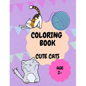 Cute-cats-and-kittens-coloring-book-for-kids
