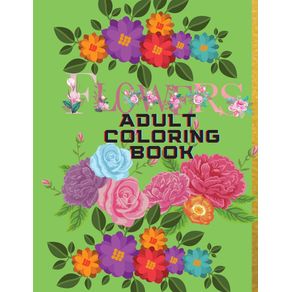Flowers-adult-coloring-book