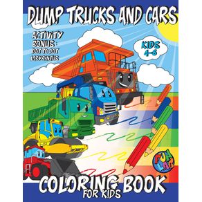 DUMP-TRUCKS-AND-CARS-Coloring-Book-for-Kids-Ages-4-8