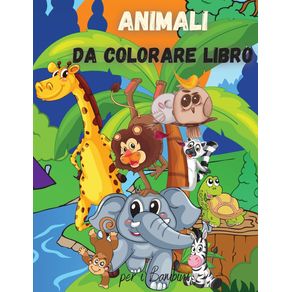 Animali-da-Colorare-Libro-per-i-Bambini
