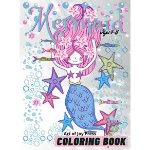 Mermaid-Coloring-Book-Ages-4-8