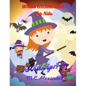 Witches-Coloring-Book-For-Kids