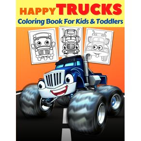 Happy-Trucks-Coloring-Book-For-Kids-And-Toddlers