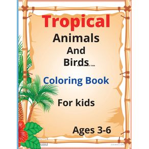 Tropical-Animals-and-Birds-Coloring-book-For-Kids