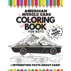 American-Muscle-Cars-Coloring-Book-for-Boys-100-Pages