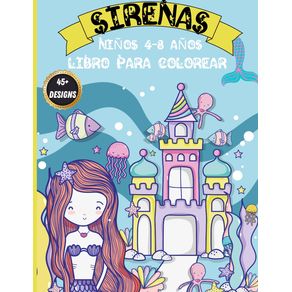 Libro-Para-Colorear--Sirenas--Ninos--4---8-anos