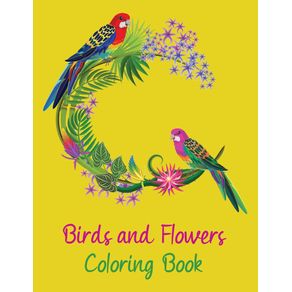 Birds-and--Flowers-Coloring-Book