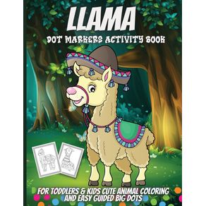Llama-Dot-Markers-Coloring-Book