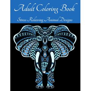 Adult-Coloring-Book---Stress-Relieving-Animal-Designs