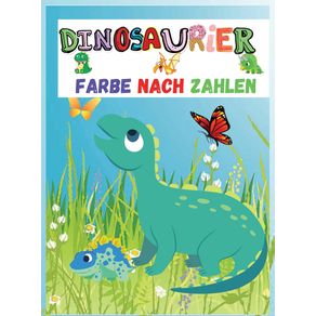 Dinosaurier-Farbe-Nach-Zahlen