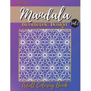 Mandala-Geometric-Design-Adult-Coloring-Book-Vol.1