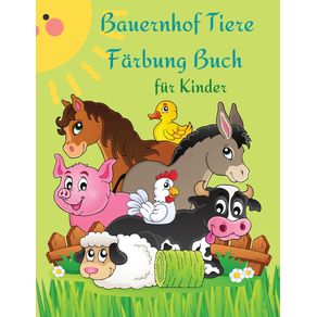 Bauernhof-Tiere-Farbung-Buch-fur-Kinder