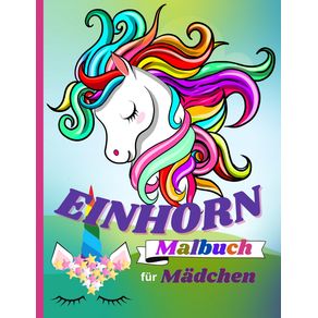 EINHORN-Malbuch-fur-Madchen