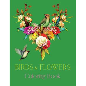 Birds--amp--Flowers-Coloring-Book
