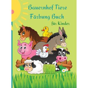 Bauernhof-Tiere-Farbung-Buch-fur-Kinder