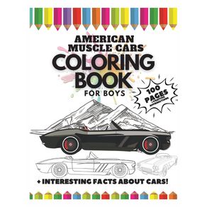 American-Muscle-Cars-Coloring-Book-for-Boys-100-Pages