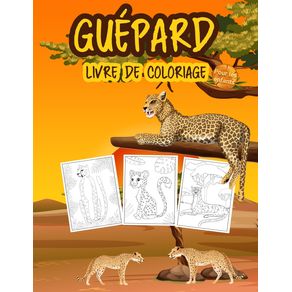Guepard-Livre-de-Coloriage-pour-les-Enfants