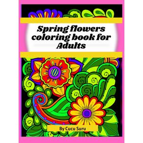 Spring-flowers-coloring-book