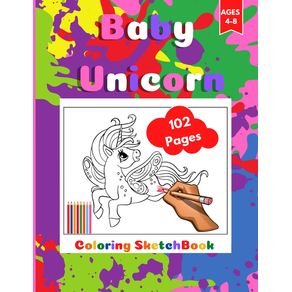 Baby-Unicorn-Coloring-Sketchbook