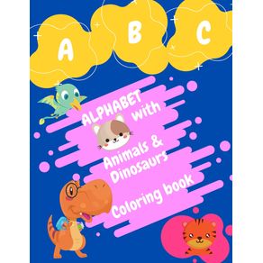 ABC-Alphabet-with-Animals--amp--Dinosaurs-Coloring-Book