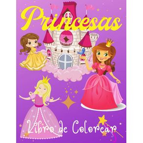Princesas-Libro-de-Colorear
