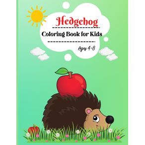 Hedgehog--Coloring-Book-for-Kids