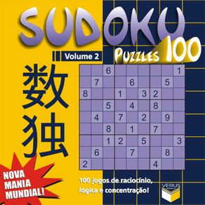 Sudoku-Puzzles-100--volume-2----100-jogos-de-raciocinio-logica-e-concentracao-