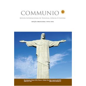 Communio---Revista-Internacional-de-Teologia-Ciencia-e-Cultura---1---Nova-Fase