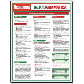 Resumao-Lingua-Italiana---Italiano-Gramatica