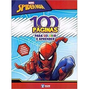 Marvel-Spider-Man---100-Paginas-Para-Colorir-e-Aprender