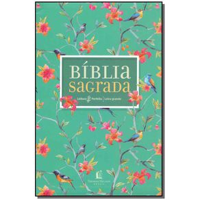 Biblia-Sagrada---Capa-Flores---Letra-Grande