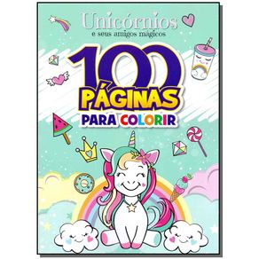 100-Paginas-Para-Colorir---Unicornio-e-Seus-Amigos-Magicos