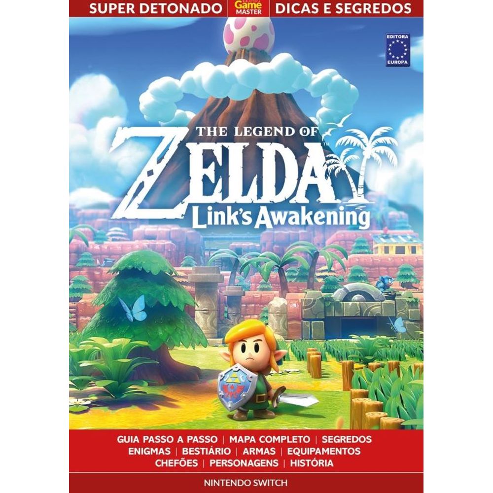 The Legend Of Zelda Links Awakening - Livro Super Detonado Dicas E Segredos  - 9788579606083