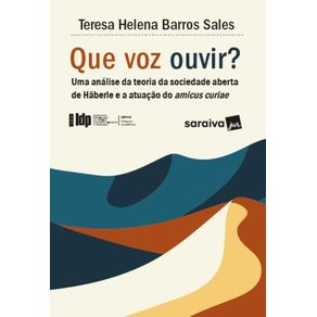 Serie-Idp---Que-Voz-Ouvir--Uma-Analise-Da-Teoria-Da-Sociedade-Aberta-Peter-Haberle