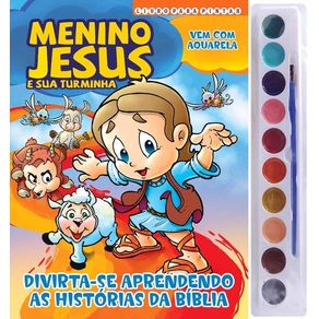 Menino-Jesus---Livro-Para-Pintar---Aquarela-10-Cores