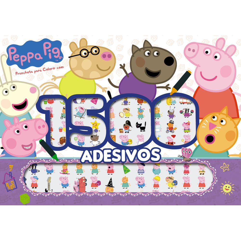 Peppa Pig 7 desenhos para Colorir