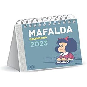 Mafalda-2023-Calendario-Escritorio-Azul-Claro