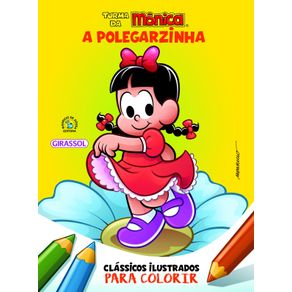 Turma-da-Monica-Classicos-Ilustrados-para-Colorir-A-Polegarzinha
