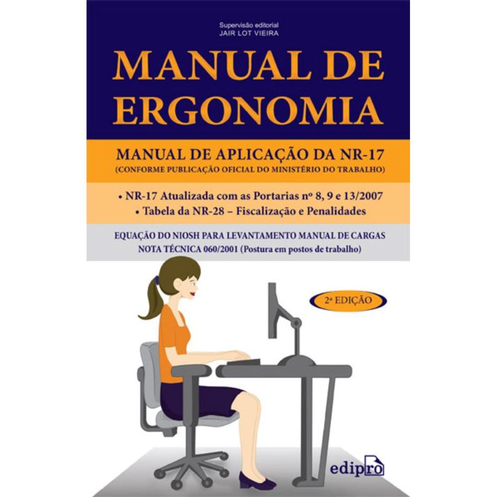 Manual De Ergonomia Manual De Aplicação Da Nr 17 Livrarianosnahistoria 0377