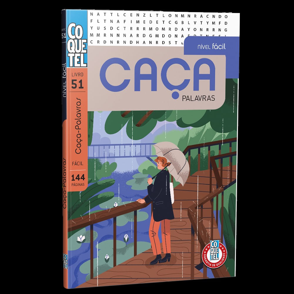 Livro Coquetel Caça-palavras