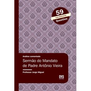 Analise-Comentada---Sermao-do-Mandato-de-Padre-Antonio-Vieira