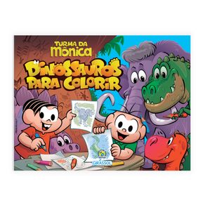 Turma-da-Monica---Dinossauros-para-colorir
