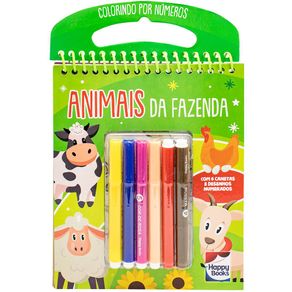 Colorindo-por-Numeros--Animais-da-Fazenda